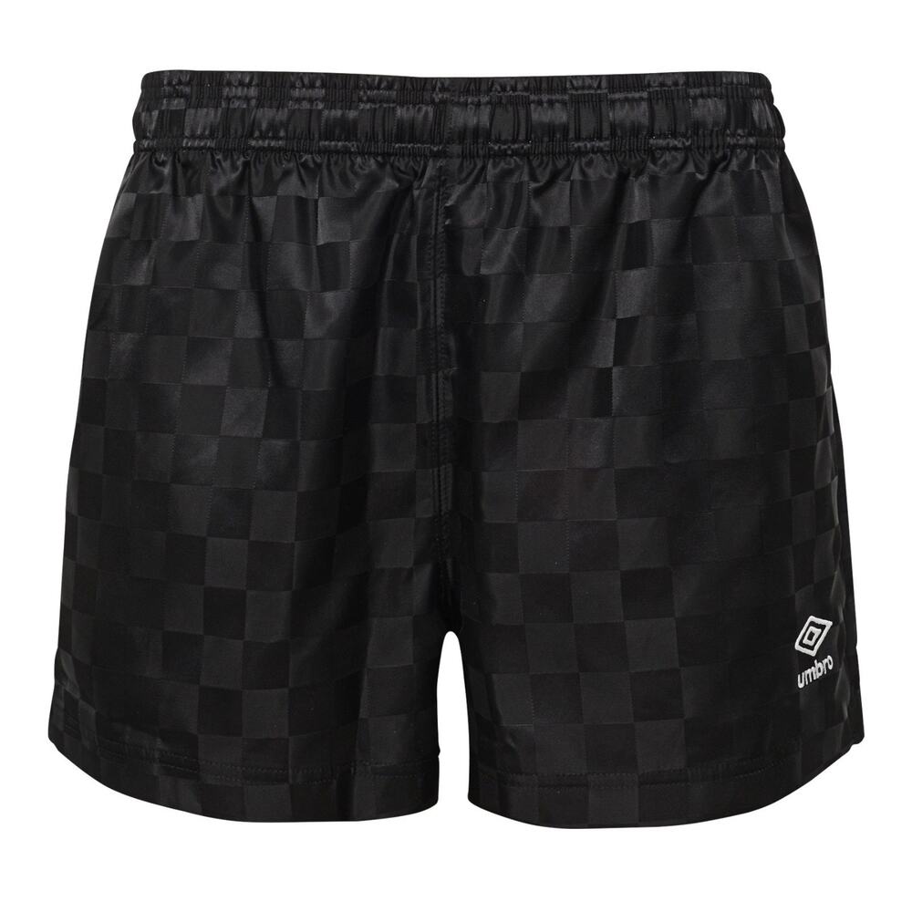 Umbro Big Girls Adjustable Waist Pull On Short Size Large 14 Black Athletic
